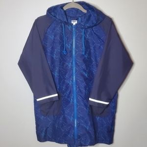A Good Day Made in Japan Small Blue Hooded Windbreaker